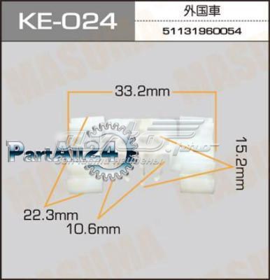 Пистон (клип) крепления молдинга двери Masuma KE024 цена, от 0.79 USD