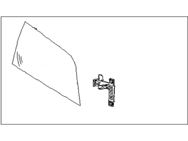Купить 833417S00C Nissan/Infiniti Стекло кузова (багажного отсека) левое