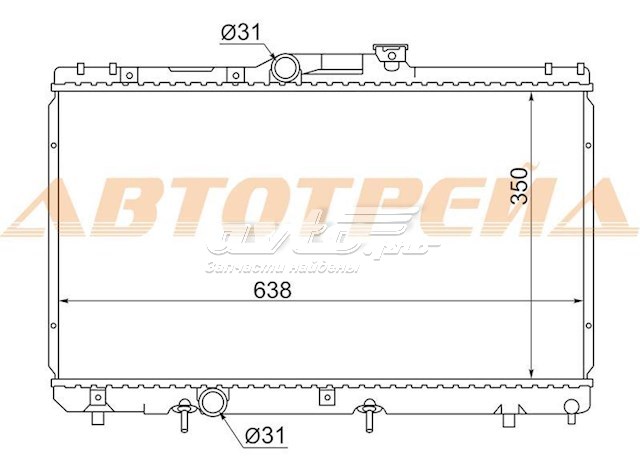 Радиатор TY0001110 SAT