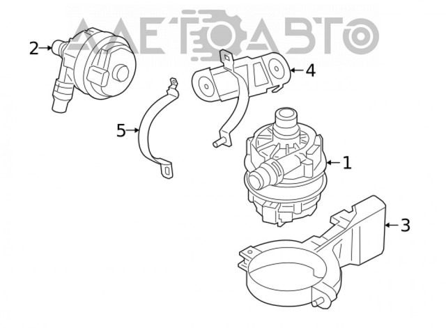 11518651288 BMW Водяной насос охлаждения электрический дополнительный