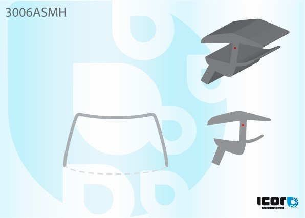 Рама ветрового окна Daewoo Matiz хэтчбек (KLYA) (1998 - 2008) цена, от 11.48 USD