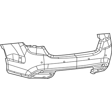 Бампер задний CHRYSLER 5NH90TZZAD