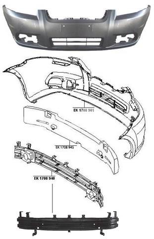 Бампер на авто FPS FP1708901 цена, от 55.24 USD