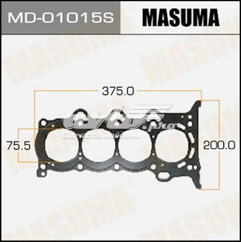 Прокладка ГБЦ Masuma MD01015S цена, от 21.46 USD
