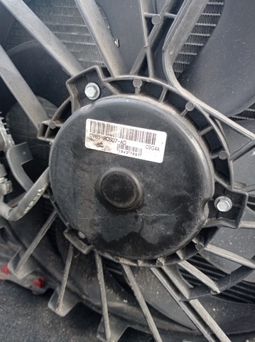 DV618C607AD Ford Диффузор радиатора охлаждения в сборе с мотором