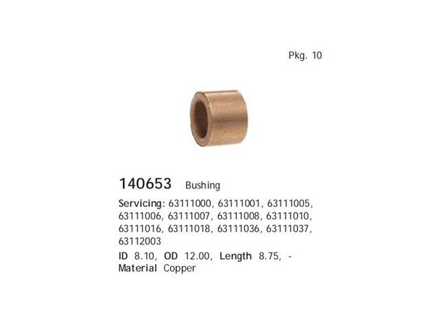 Втулка стартера F032140648 Bosch