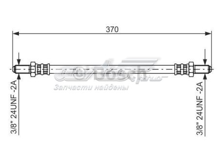 Шланг тормозной передний 44006 Quick Brake