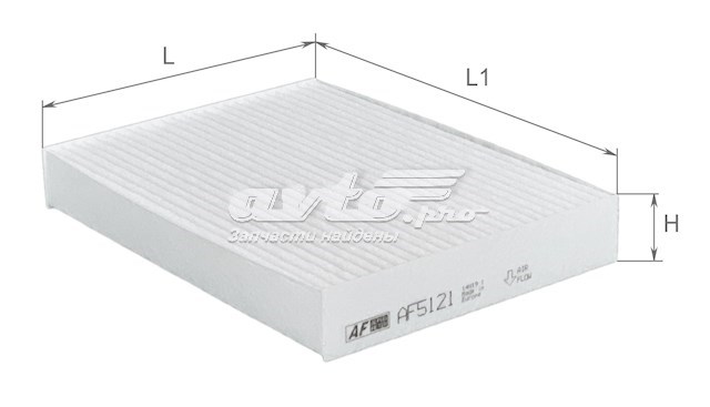Купить AF5121 Alpha Filter Фильтр салона угольный