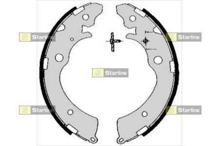 Купить BC05690 Starline Колодки тормозные