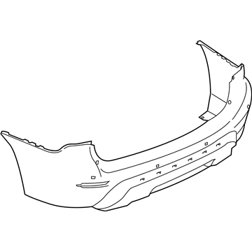 Бампер задний Nissan/Infiniti 850229PF0H