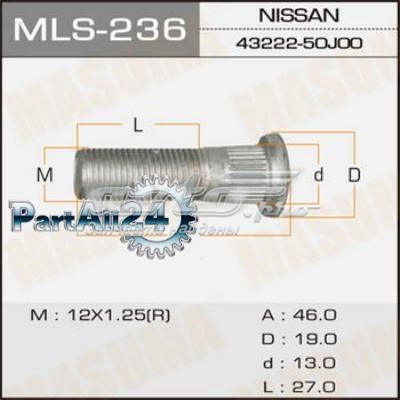 Шпилька колесная задняя MLS236 Masuma