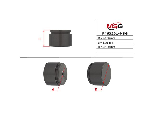 Поршень суппорта тормозного, переднего MSG P463201MSG цена, от 5.37 USD