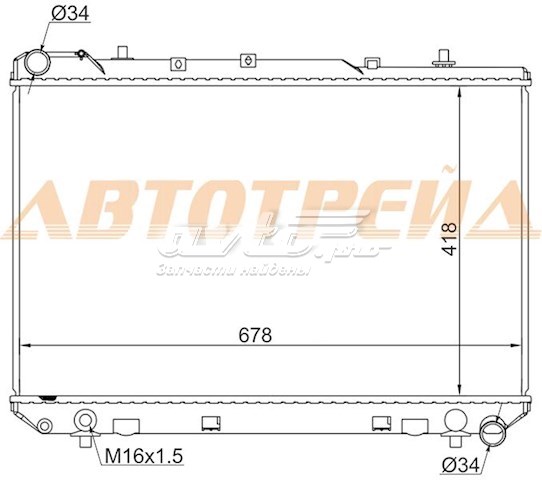 SY0003 SAT Радиатор основной