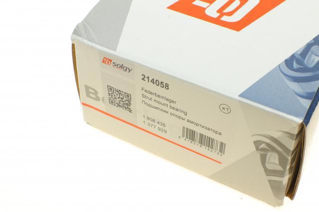 Опорный подшипник амортизатора 214058 Solgy
