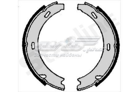BC06870 Starline Тормозные колодки ручника