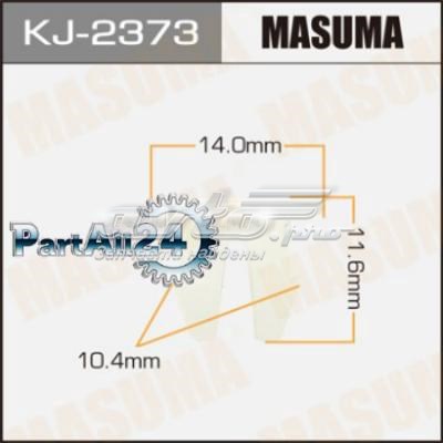 Пистон (клип) крепления бампера переднего MASUMA KJ2373