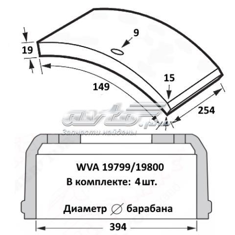 Накладки тормозные вольво fh12