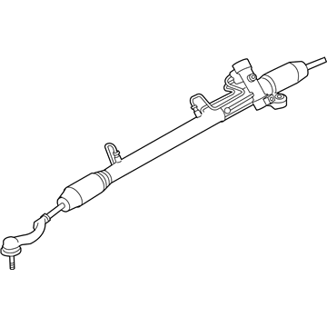 68140632AE Chrysler cremalheira da direção