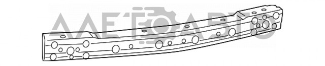 Балка бампера заднего FPS FP2407980 цена, от 90.76 USD