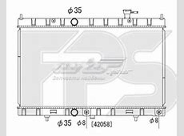 FP50A320 FPS Радиатор основной