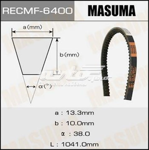 Ремень агрегатов приводной MASUMA 6400