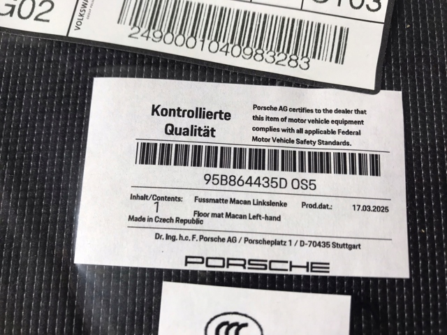  Porsche 95B864435DOS5