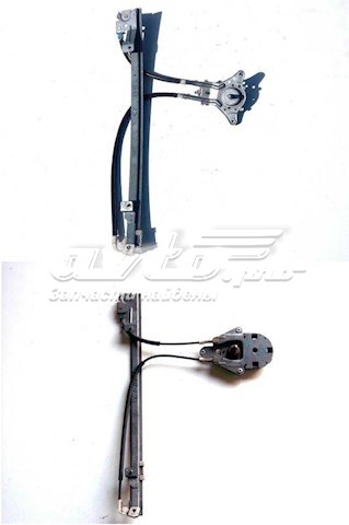 922190 Peugeot/Citroen mecanismo de acionamento de vidro da porta dianteira esquerda