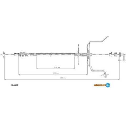 Купить 280303 Adriauto Трос газа