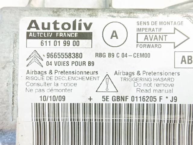  Peugeot/Citroen 9665558380
