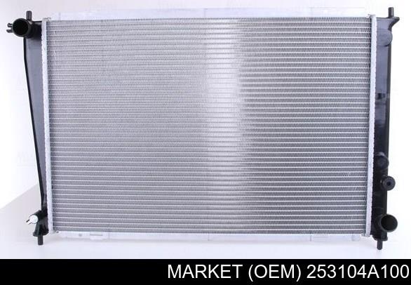 Радиатор охлаждения двигателя MARKET (OEM) 253104A100