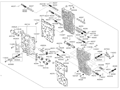 Блок клапанів АКПП 462102F000 HYUNDAI