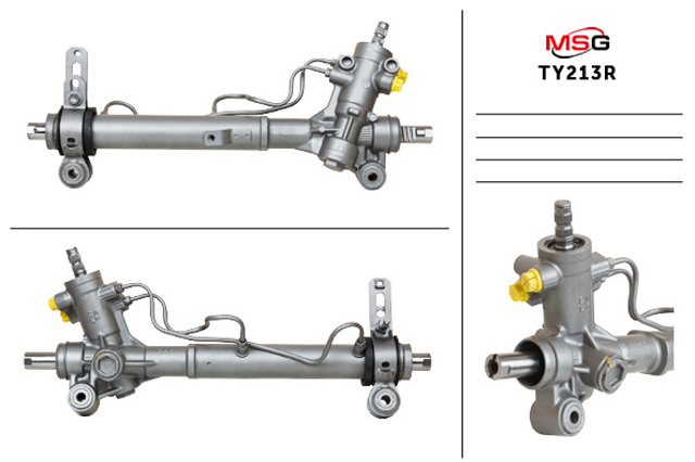 Рулевая рейка TY213R MSG Rebuilding