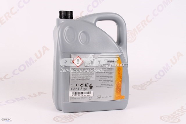 Масло моторное MERCEDES A0009899601