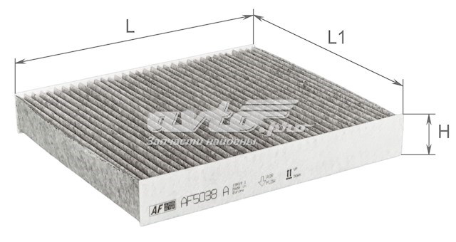 Фильтр салона AF5038A Alpha Filter
