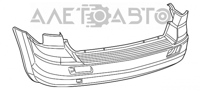 Бампер задний FPS FP2407951P цена, от 70.71 USD
