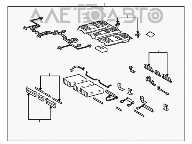Módulo de batería para vehículos eléctricos G951048031 TOYOTA