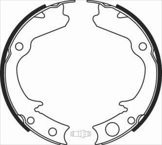 Колодки стояночного тормоза Starline BC08360