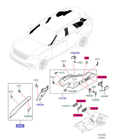 LR116156 Land Rover 