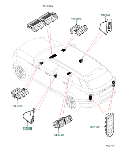 LR076633 Land Rover 