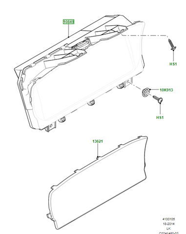 Приборная доска Land Rover LR069051