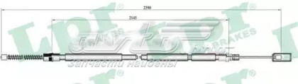 C0103B LPR cabo do freio de estacionamento traseiro direito