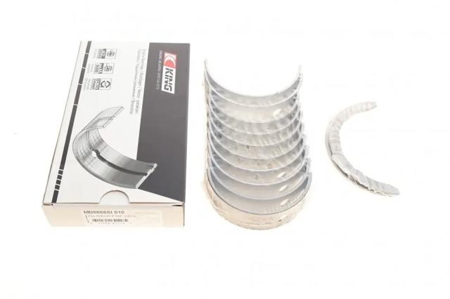 Вкладыши коленвала, коренные, комплект, 1-й ремонт (+0,25) King MB5866SI010 цена, от 49.48 USD