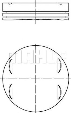 Поршень в зборі 52401 MAHLE