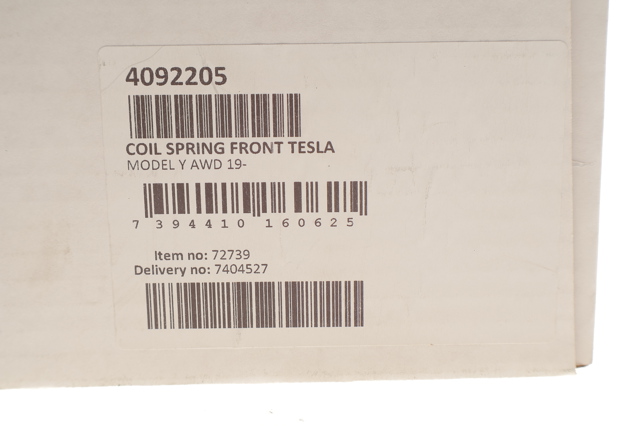 Передняя пружина 118806400B Tesla