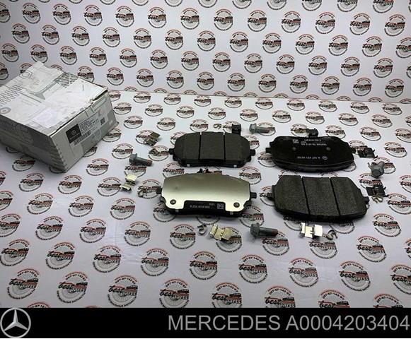Передние тормозные колодки A0004203404 Mercedes