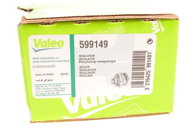 Реле генератора 599149 VALEO