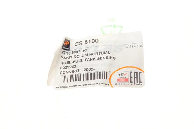 Заливная горловина топливного бака DP Group CS8190