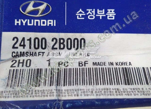 241002B000 Hyundai/Kia árvore distribuidora de motor de admissão