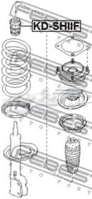 Буфер (отбойник) амортизатора переднего KDSHIIF Febest