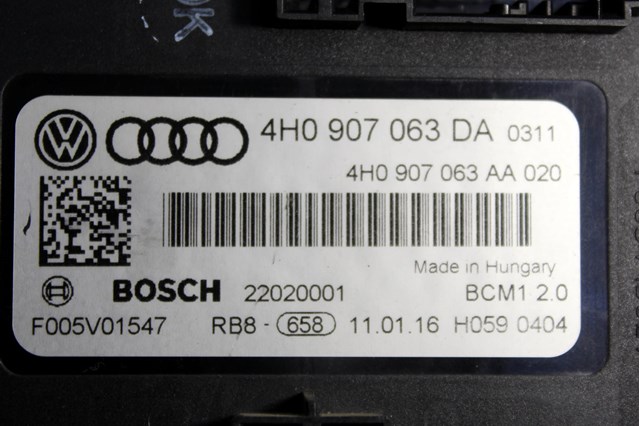  VAG 4H0907063DA цена, от 56.21 USD